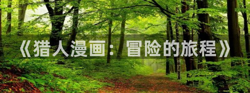 虫虫漫画免费进入：《猎人漫画：冒险的旅程》